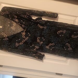 Gorgeous Floral Wrap Dress